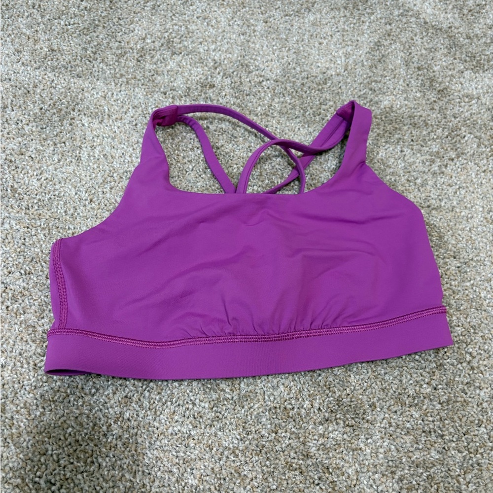 Magenta lululemon sports bra - size 8